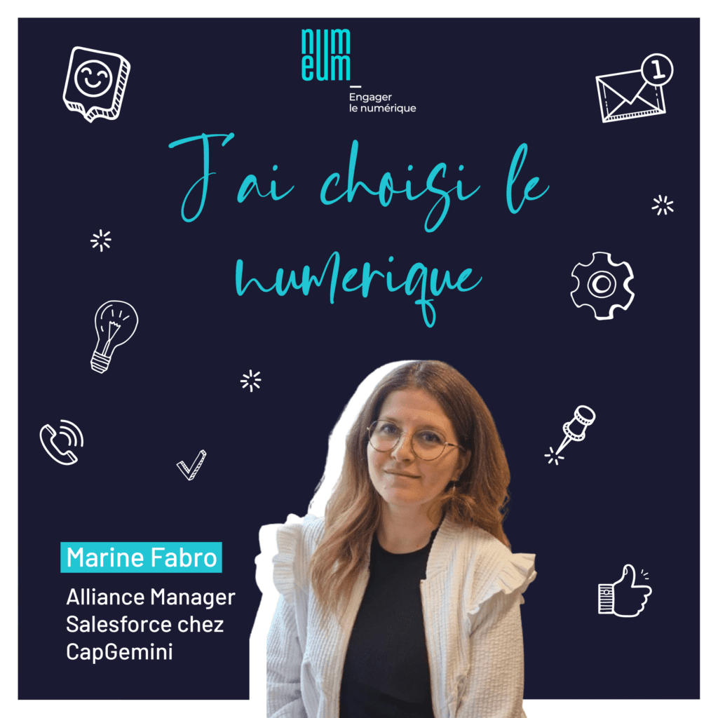 Marine Fabro, Alliance Manager Salesforce chez Capgemini. Numeum TechTalks